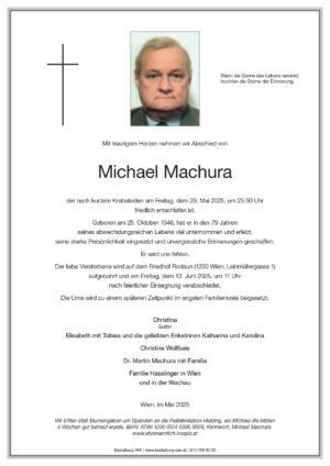 Traueranzeige von Michael Machura