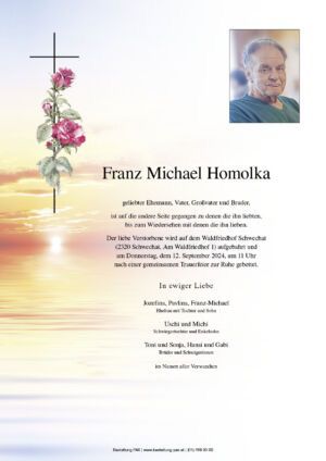Traueranzeige von Franz Homolka