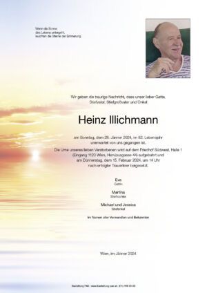Traueranzeige von Heinz Illichmann