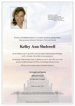 Traueranzeige von Kelley Ann Shellswell